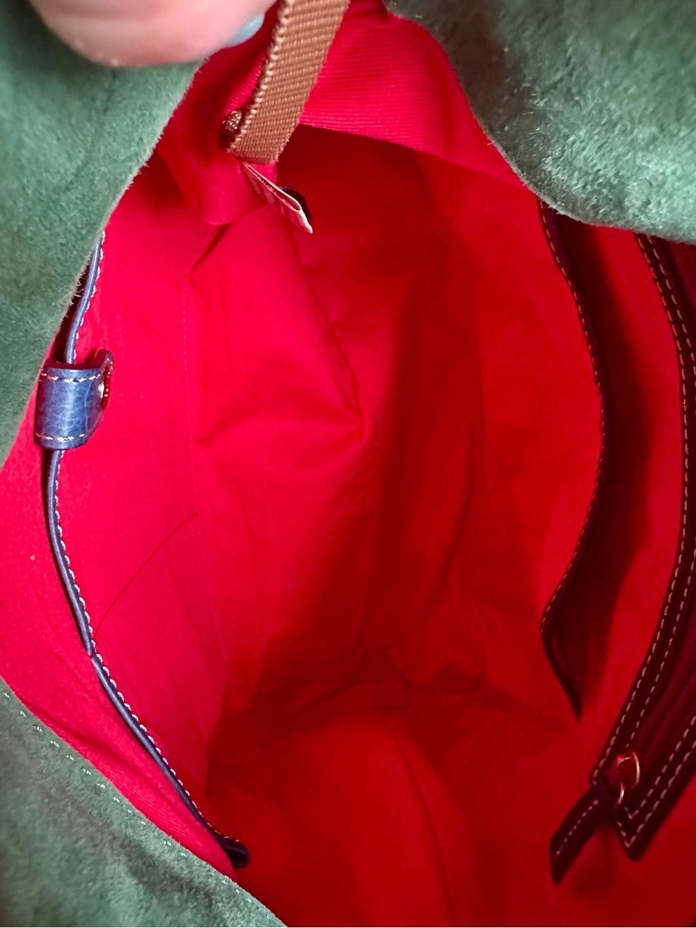 Dooney & Bourke Florentine Satchel in Color Denim - Picture 12 of 16
